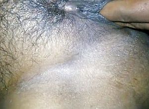 Fingering,hairy,indian
